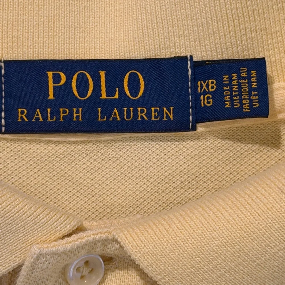 Polo Ralph Lauren Shirt‎ Mens 1XB Yellow Short Sleeve